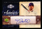 2007 Artifacts Bb- “Autofacts”- #AF-JE Johnny Estrada, Brewers