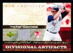 2007 Artifacts Bb- “Divisional Artifacts”- #DA-VM Victor Martinez, Indians- #163/199