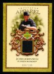 2007 Artifacts Bb- “MLB Apparel”- #MLB-JJ Josh Johnson, Marlins- #4/199