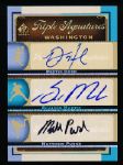2012 SP Signature Edition Bb- “Triple Signatures”- #WAS13 D. Hood/ Sh. Martis/ M. Purke, Nationals Prospects