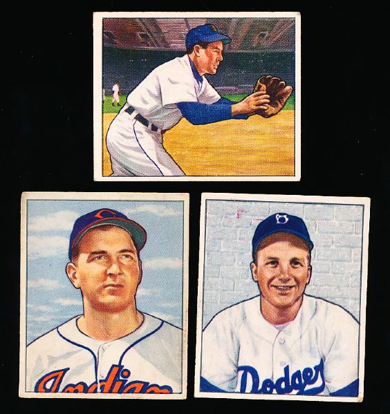 1950 Bowman Baseball- 12 Diff.