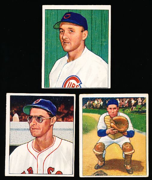 1950 Bowman Baseball- 12 Diff