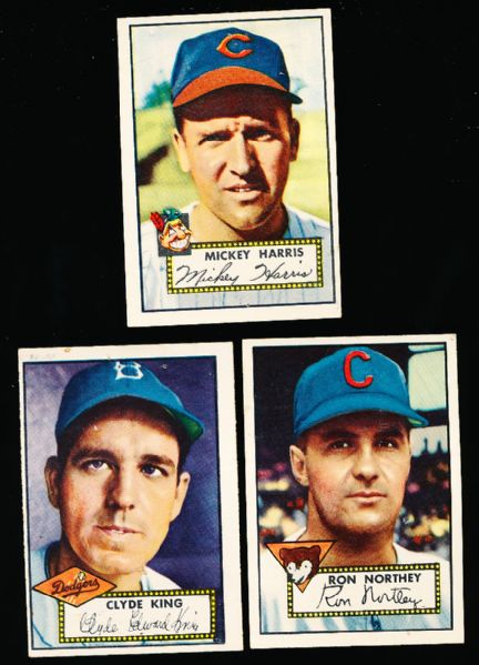 1952 Topps Baseball- 14 Diff.