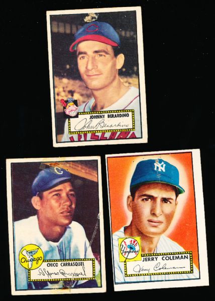 1952 Topps Baseball- 12 Diff.