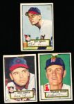 1952 Topps Baseball- 15 Diff.