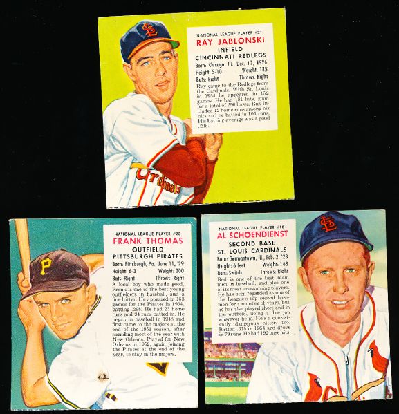 1955 Red Man No Tabs- 5 Diff.