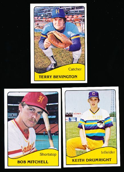 1979 TCMA Minor League Baseball- 3 Sets