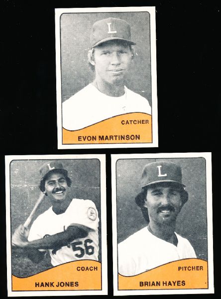 1979 TCMA Minor League Baseball- Lodi Dodgers Set of 21