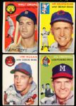 1954 Topps Bb- 6 Cards