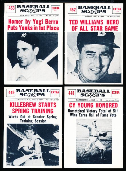 1961 Nu Card Bb Scoops- 15 Diff.