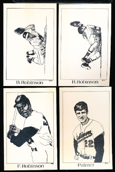 1970 Carl Adana Orioles- Set of 12