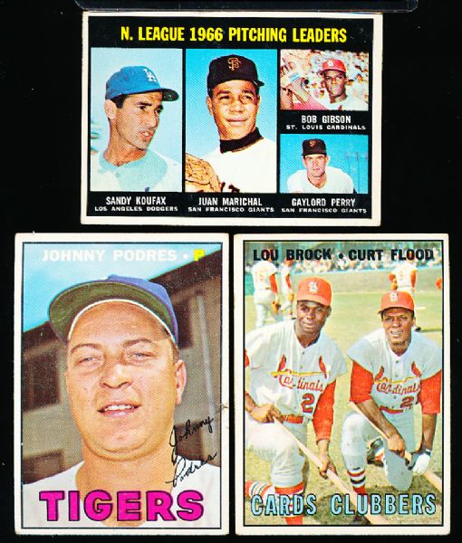 1967 Topps Bb- 5 Cards