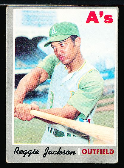 1970 Topps Bb- #140 Reggie Jackson, A’s