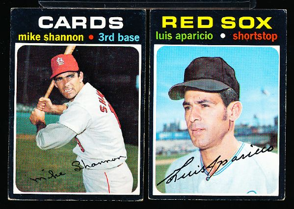 1971 Topps Bb- 20 Diff. Hi#’s