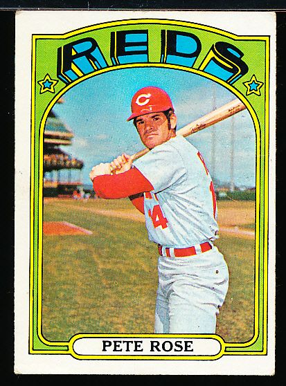1972 Topps Bb- #559 Pete Rose, Reds