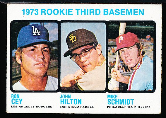 1973 Topps Bb- #615 Mike Schmidt RC- Hi#