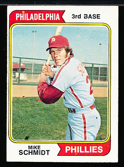 1974 Topps Bb- #283 Mike Schmidt, Phillies