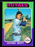 1975 Topps Bb- #228 George Brett RC