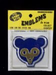1960’s “The Show Offs” Embroidered Emblems- Chicago Cubs in Original Opened Retail Packaging! 
