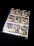 1996 Topps Baseball Complete Set of 440 in Ultra Pro Pages