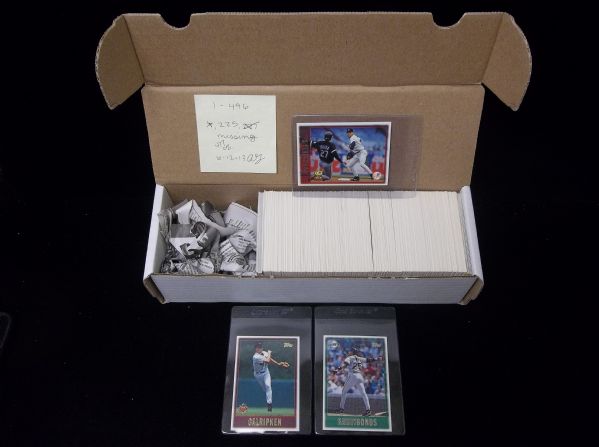 1997 Topps Baseball Near Complete Set- 494 of 495