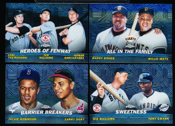 2001 Topps Chrome Bb- “Combos”- 7 Asst.