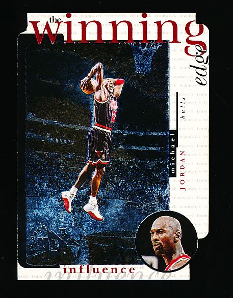 1996-97 UD3 Basketball- “The Winning Edge” Insert- #W1 Michael Jordan, Bulls