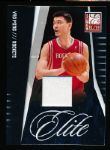 2009 Donruss Elite Bskt.- “Elite Series Jersey”- #10 Yao Ming, Rockets- #142/149