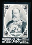 1902 Lever Bros. English Soap Ad Card- H.M. King Edward VII