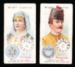 1908 W.D. & H.O. Wills “Time & Money in Different Countries”- 6 Diff.