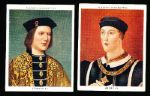1935 John Player & Sons “Kings & Queens of England” English Tobacco Cards- 8 Diff.