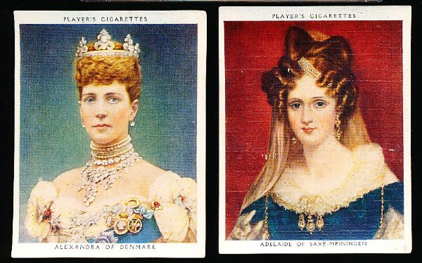 1935 John Player & Sons “Kings & Queens of England” English Tobacco Cards- 48 Diff.
