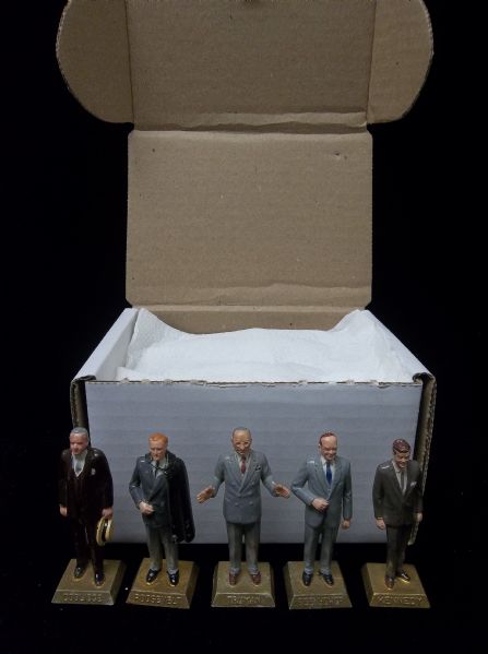 1960’s Marx U.S. President’s 2-3/4” Tall Plastic Figures Near Complete Set- 30 of 35