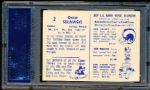 1960 Bell Brand Rams Fb- #2 Gene Selawski SP- PSA Vg-Ex 4 - One of only 2 ever graded by PSA
