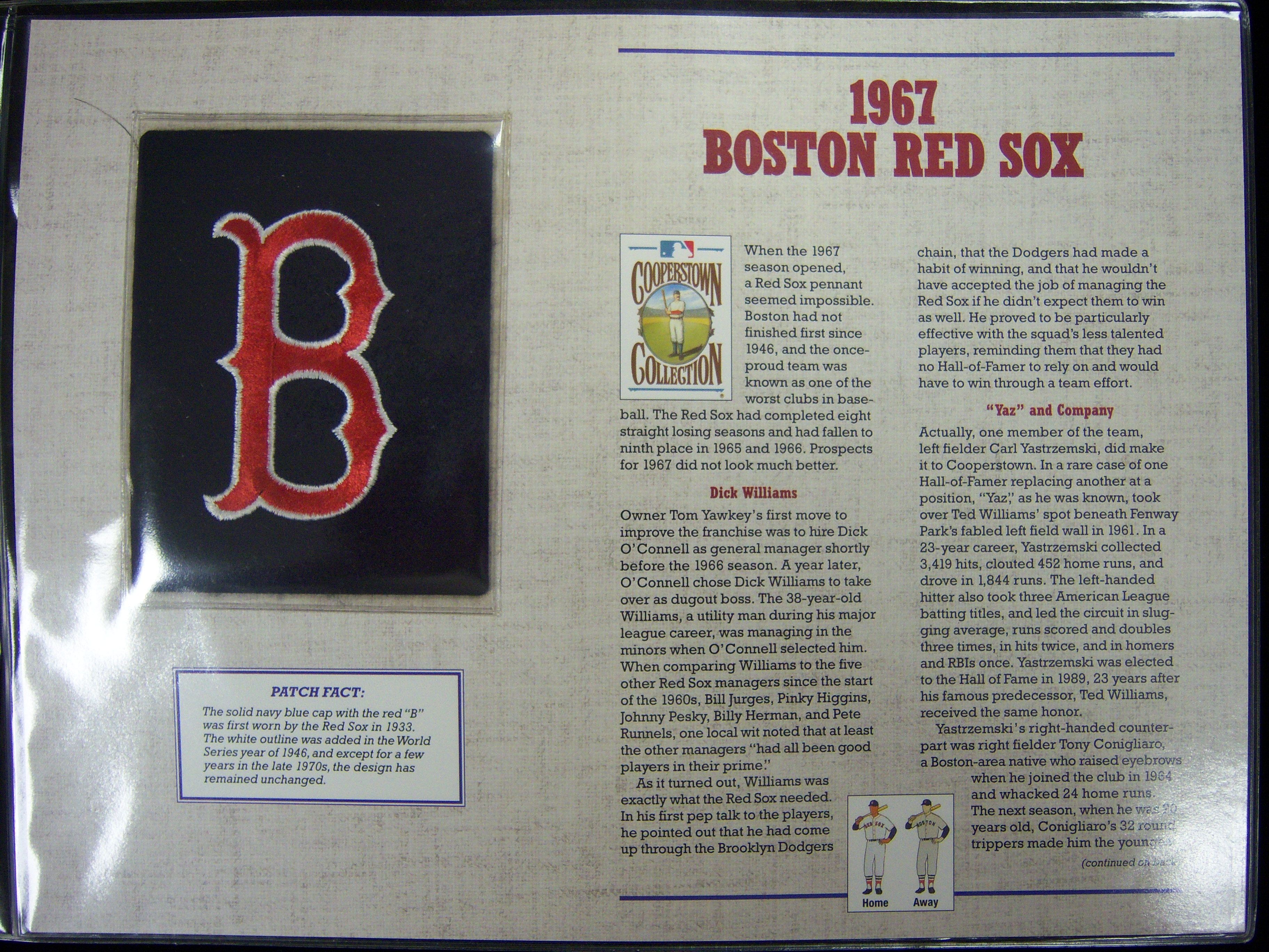 Lot Detail - Willabee & Ward 1967 Boston Red Sox Patch