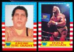 1987 Topps Wrestlemania III Wrestling Cards- 1 Complete Set of 75 Cards + 1 Complete Set of 22 Stickers