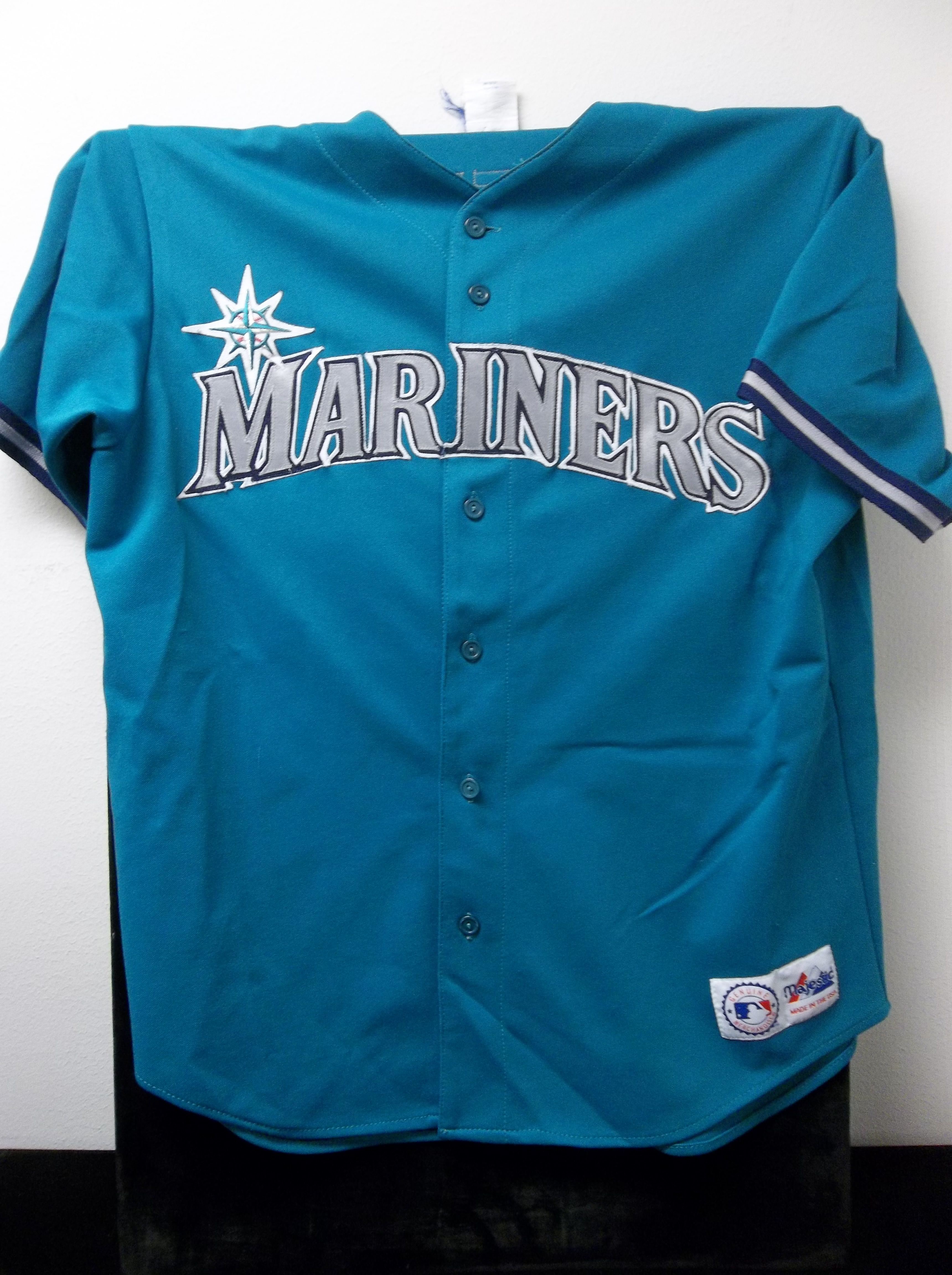 ken griffey jr teal mariners jersey