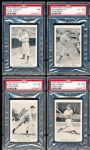 1940 Buffalo Bisons Baseball Team Issue- Near Set of 22 of 24 - PSA GRADED - HIGHEST GRADE OF EACH CARD EVER!