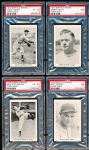 1940 Buffalo Bisons Baseball Team Issue- Near Set of 22 of 24 - PSA GRADED - HIGHEST GRADE OF EACH CARD EVER!