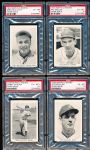 1940 Buffalo Bisons Baseball Team Issue- Near Set of 22 of 24 - PSA GRADED - HIGHEST GRADE OF EACH CARD EVER!