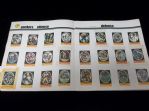 1972 Sunoco NFL Action Stamp Album and Near Complete Set Pasted Within