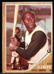 1962 Topps Bb- #10 Clemente, Pirates