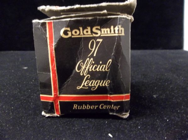 1930’s Goldsmith Official 97 League South Atlantic League (Sally) Baseball in Original Box