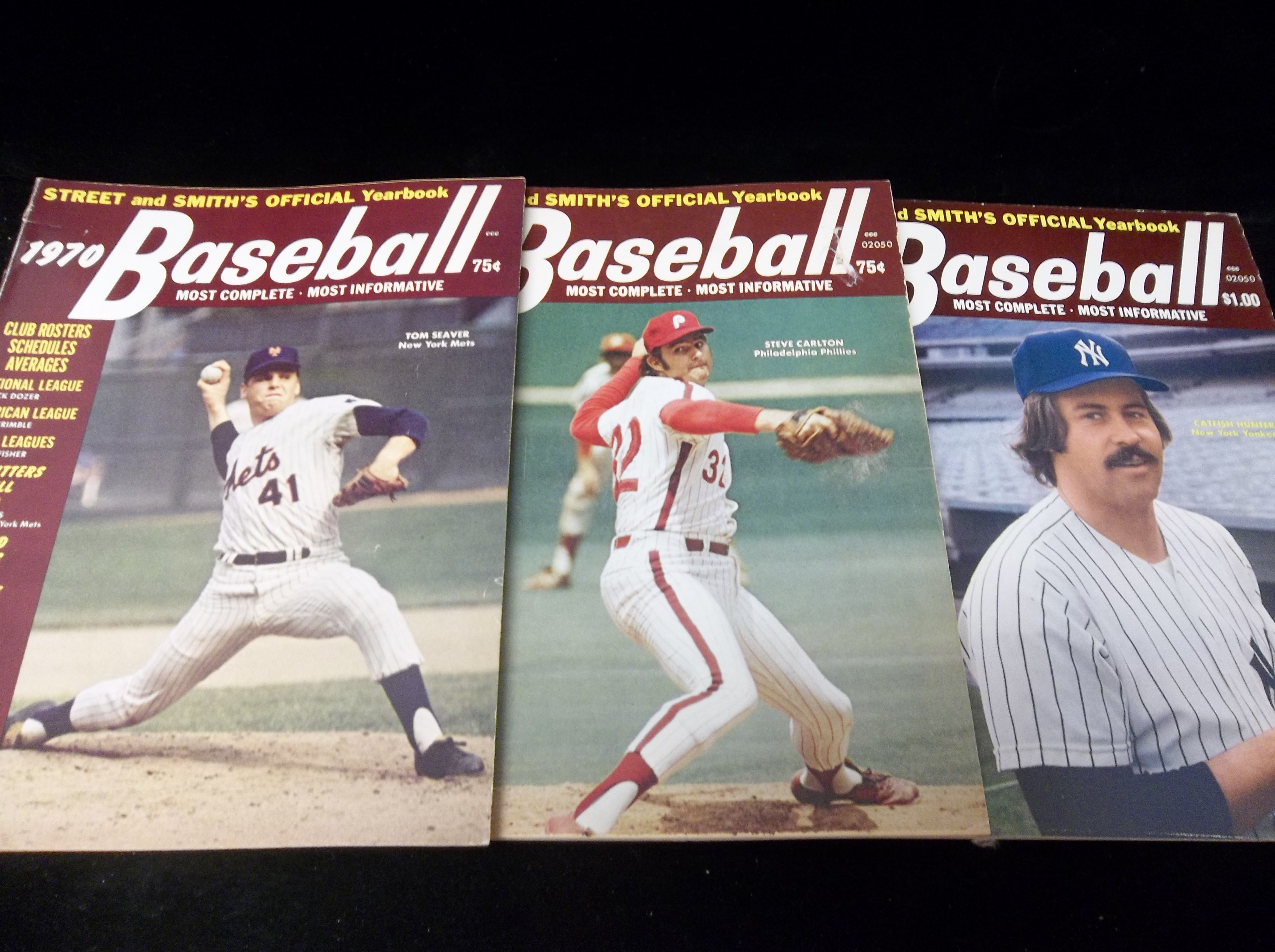 Lot Detail Street and Smith’s Baseball Yearbooks 3 Diff.