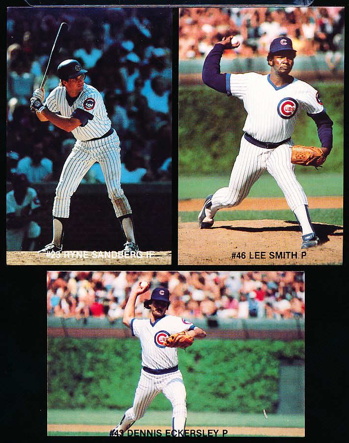 Lot Detail 1984 Chicago Cubs SeverUp Complete Set of 28
