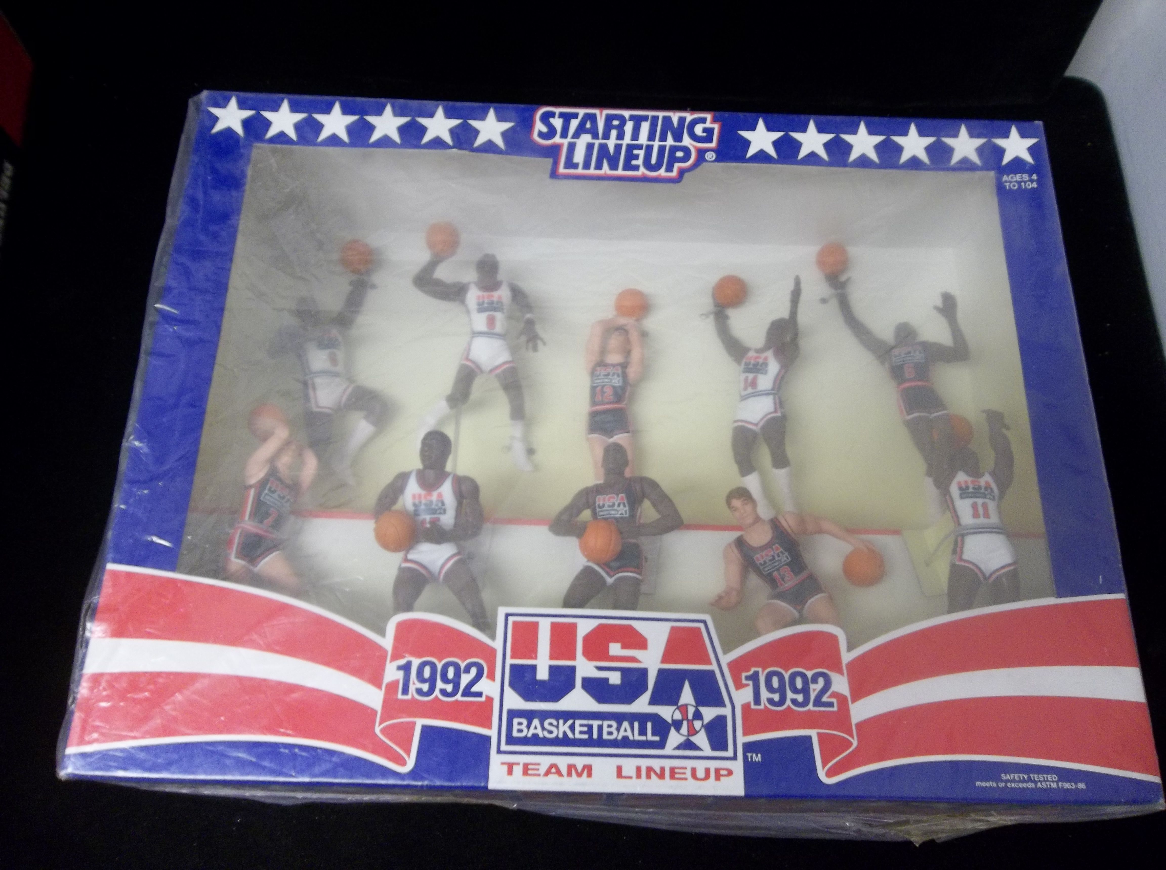 1992 usa basketball starting lineup figures