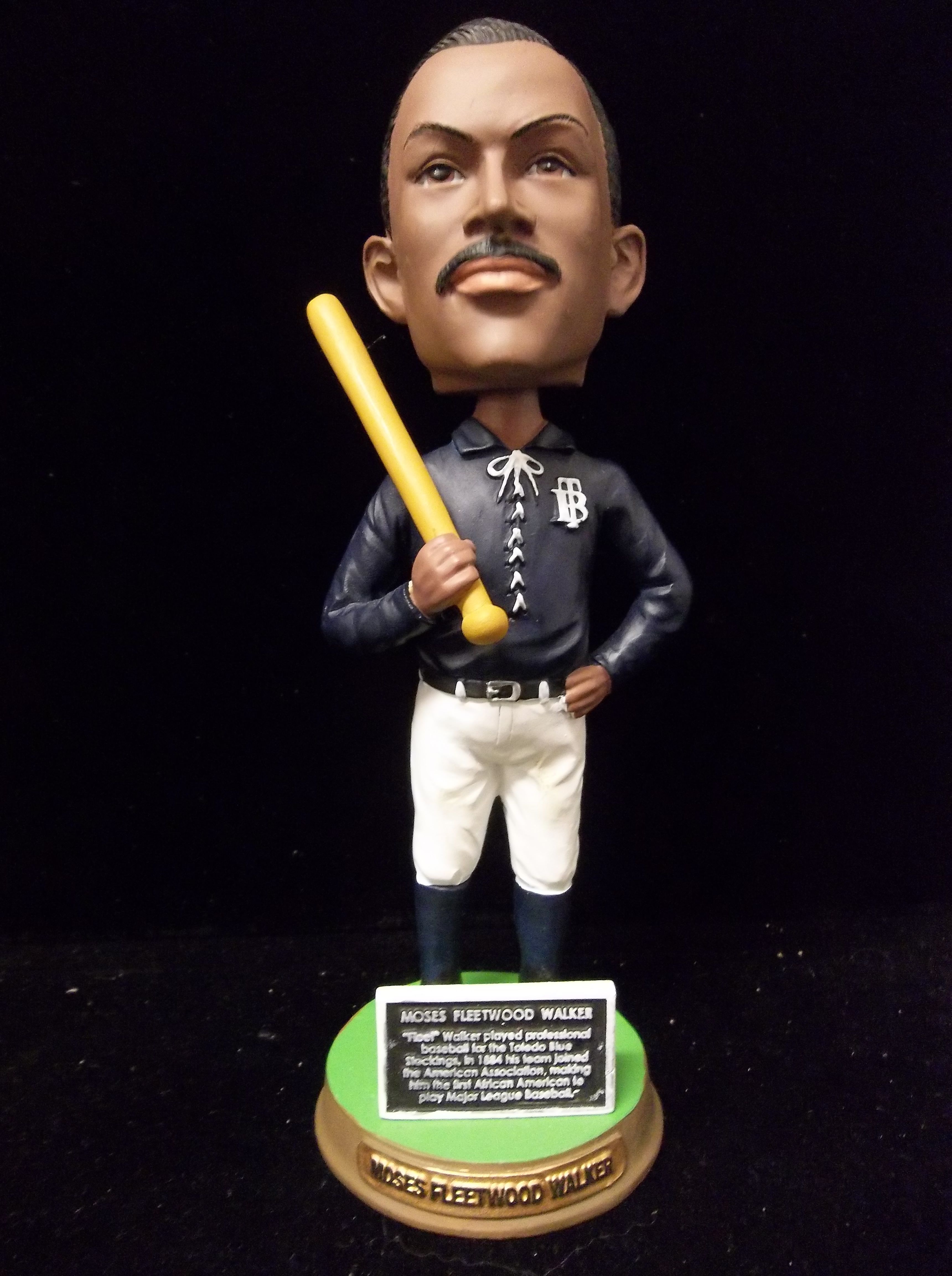 Lot Detail - Moses Fleetwood Walker Coyote Promotions Toledo Blue Stockings  Bobble Head