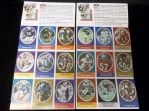 1972 Sunoco Opened Perforated 9-Stamp Packs- 15 Asst. Opened Packs