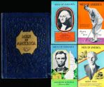 1928 The Stevens-Davis Co. “Men of America” (H572) Complete Factory Set of 52 Booklets (B. Jones, Landis, #35 American Athletics) with Presentation Paper in Original Box