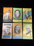 1928 The Stevens-Davis Co. “Men of America” (H572) Complete Factory Set of 52 Booklets (B. Jones, Landis, #35 American Athletics) with Presentation Paper in Original Box